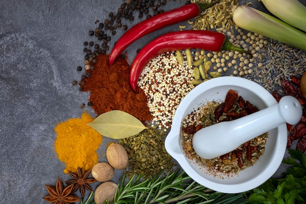 Herbs and Spices Mortar and Pestle