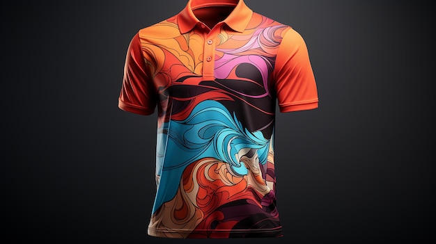 Heren poloshirt Generative AI