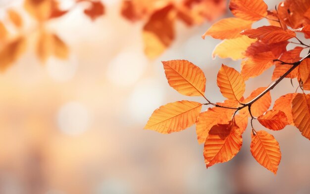 Herfst achtergrond met gele bladeren Kleurrijke herfstbladeren