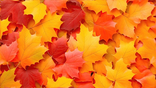 Herfst achtergrond van kleurrijke bladeren close-up