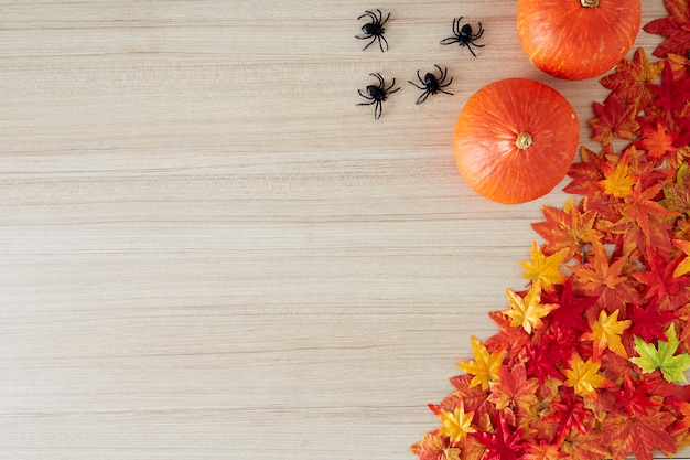 Herfst achtergrond van vrije ruimte en herfst tijd