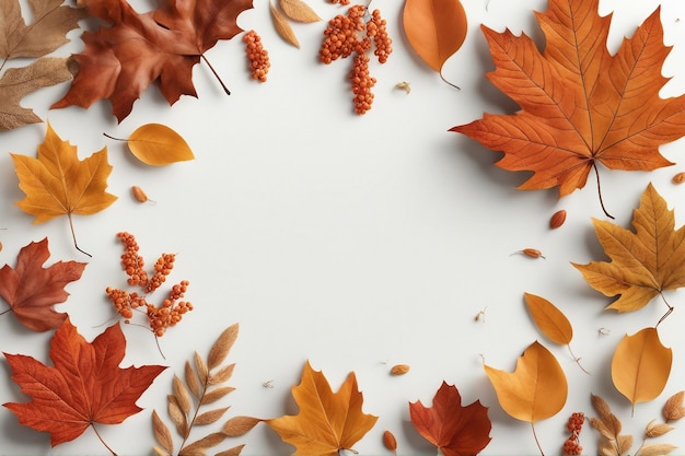 Herfst banner achtergrond en schattig herfst behang