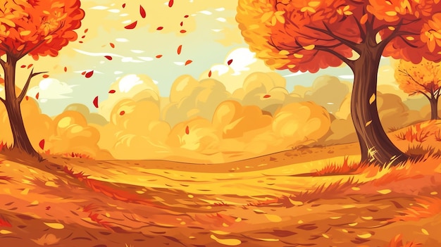 herfst illustratie