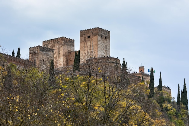 Herfst in Granada Alhambra