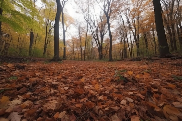 Herfst park herfst Genereer Ai