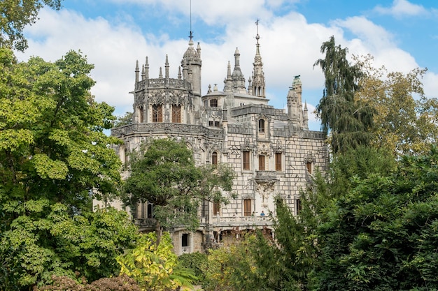 Herfst uitzicht op het Regaleira Palace Quinta da Regaleira Sintra Portugal