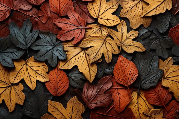 herfstbladeren achtergrond herfstbladeren verzameling