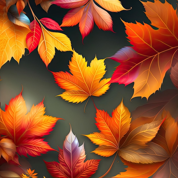 Herfstbladeren gratis vector