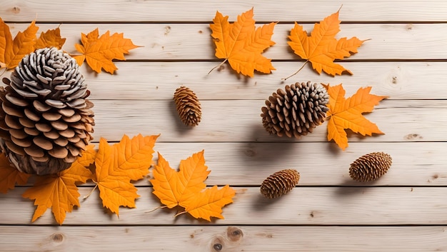 Herfstbladeren op bovenaanzicht