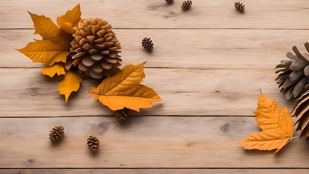 Herfstbladeren op bovenaanzicht