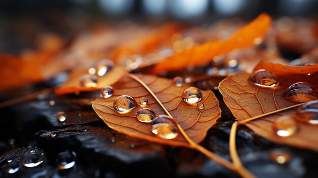 Herfstbladeren op de achtergrond