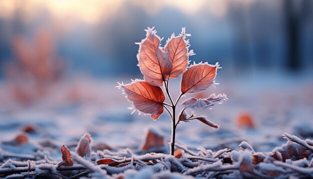 Foto herfstbladeren veranderen van kleur en creëren een levendig boslandschap gegenereerd door ai