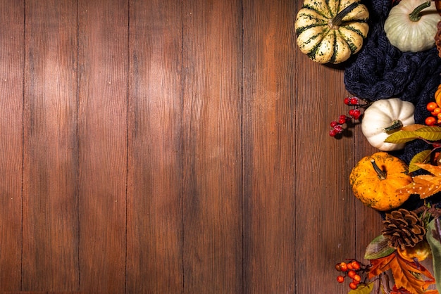 Herfstpompoen achtergrond