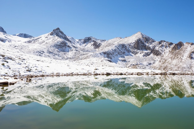 Herfstseizoen in Kackar Mountains in de Zwarte Zee-regio van Turkije. Prachtige bergen landschap.