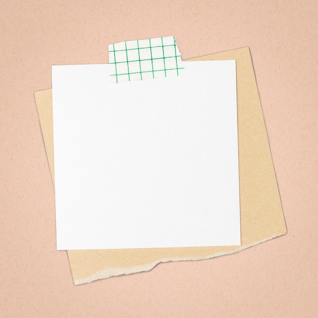 Herinneringsopmerking png mockup doorzichtig ontwerp