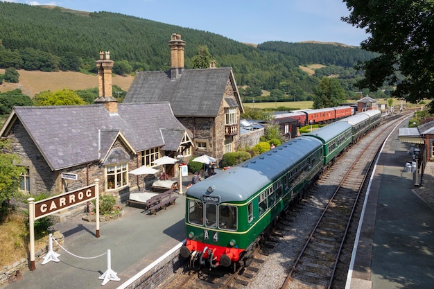 Heritage Train Carrog Station Wales