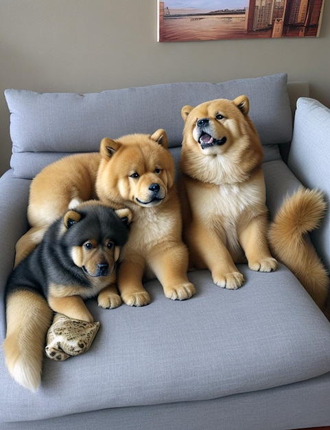 hermanitos en el sillon