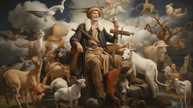 Hermes the god of travelers merchants and shepherds