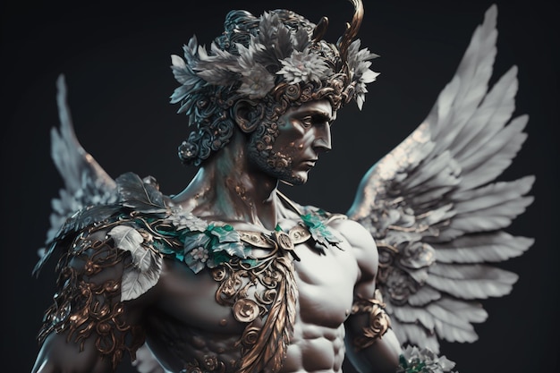 Hermes Historical Old and Ancient Mythology Olympic Gods Greek rulers and lords heavenly powers kings ancient third generation gods supreme deities who dwelt on mount olympus