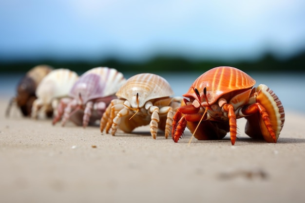 Hermit Crab Home SelectionSea Animal photography