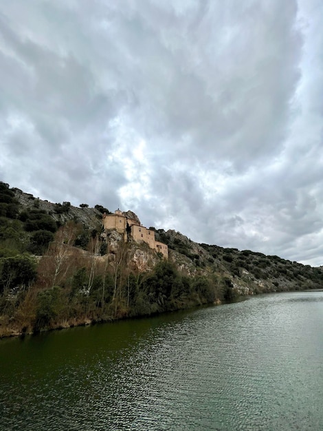 Hermitage van San Saturio in de provincie Soria Castilla y Leon Autonome Gemeenschap van Spanje Europa