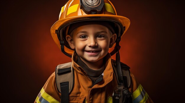 Heroic Firefighter Portrayal