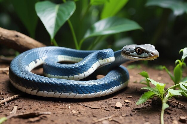 Photo herpetologists affirmation with snake companion generative ai