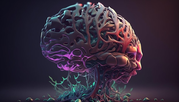 Hersenen in ai Generatieve AI
