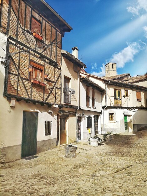 Hervas street town in the province of Caceres