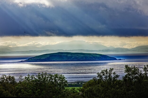 Heston island in the solway firth