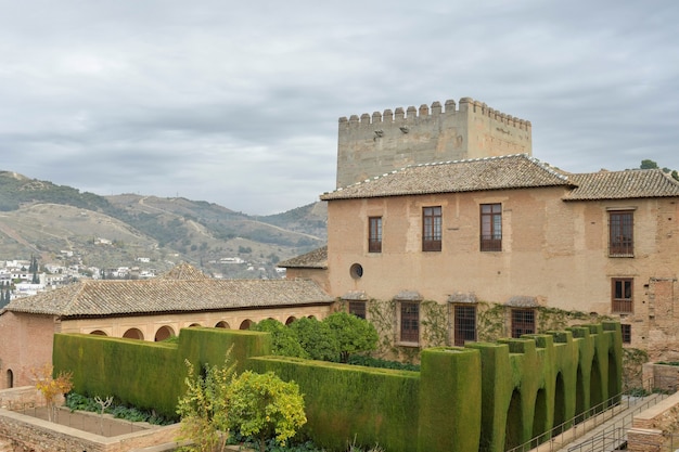 Het Alhambra van Granada. Nazari monumentaal complex