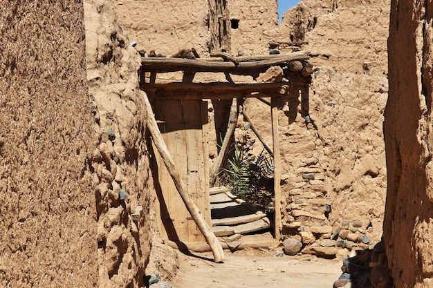 Het Arabische dorp in de buurt van Najran in de regio Asir in Saoedi-Arabië