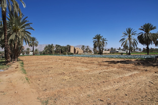 Het Arabische dorp in de buurt van Najran in de regio Asir in Saoedi-Arabië