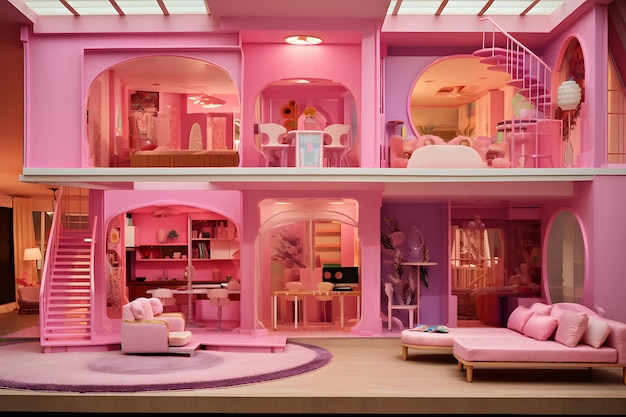 Het barbie huis.