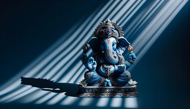 Foto het beeld van lord ganesha.