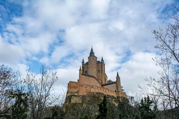 Het beroemde Alcazar van Segovia Castilla y Leon Spanje