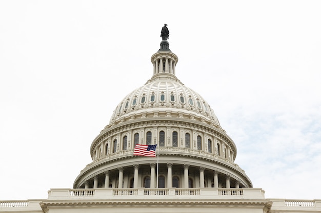 Het capitool van verenigde staten in washington dc, het congres van verenigde staten