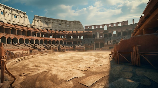 Foto het colosseum in rome italië reis- en toerismeconcept generatieve ai