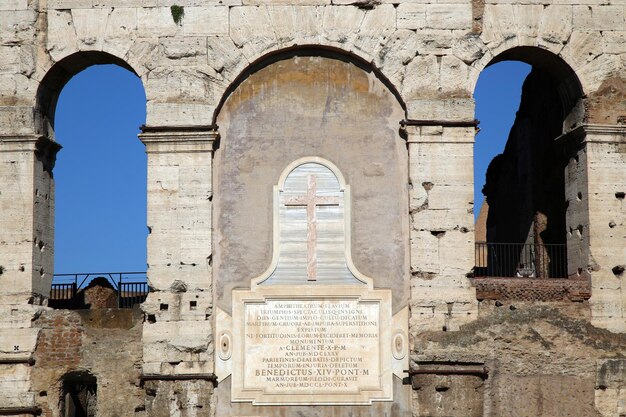 Het colosseum in rome italië