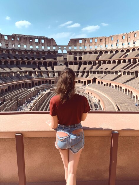 Foto het colosseum in rome