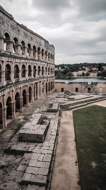 Het Colosseum is een Romeins amfitheater.