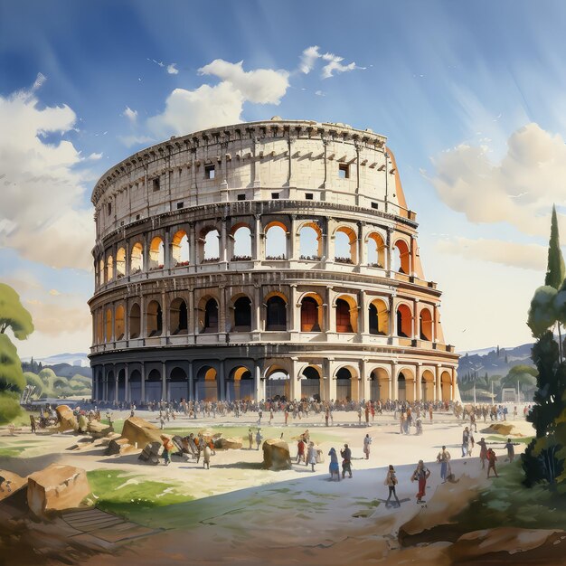 het colosseum Rome