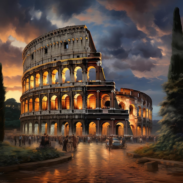 het colosseum Rome