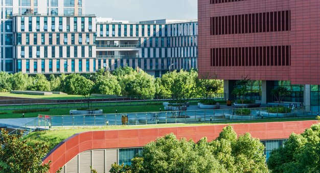 Foto het commerciële centrum