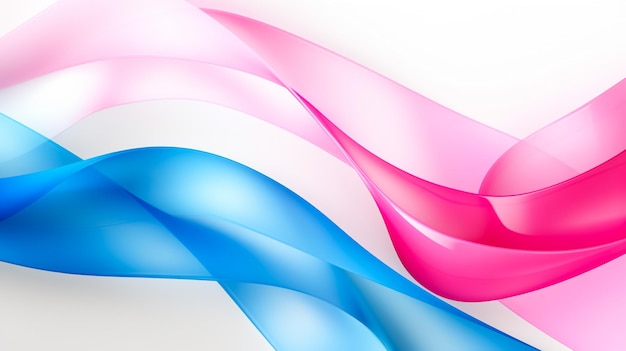 Het concept van de maand van informatie over zwangerschap en verlies van een kind Banner met blauwe en roze ribben