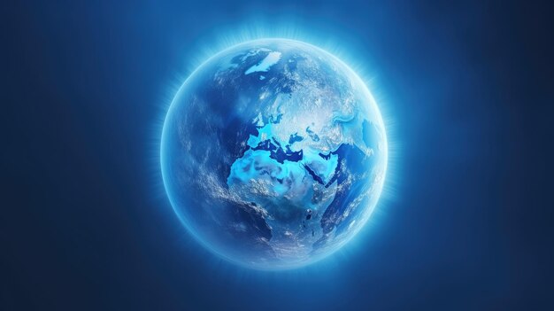 Het concept van het beschermen van de planeet en het redden van de planeet Ozone Day Generative AI