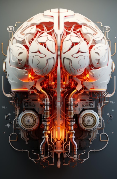 Het concept van het menselijk brein