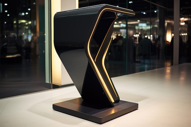 Het cutting-edge Square Podium revolutioneert de productvertoning in het futuristische tijdperk