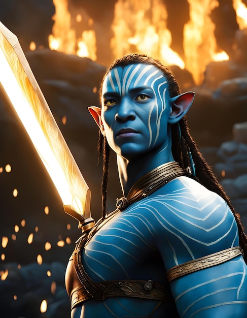 Foto het derde deel van de avatar-franchise.