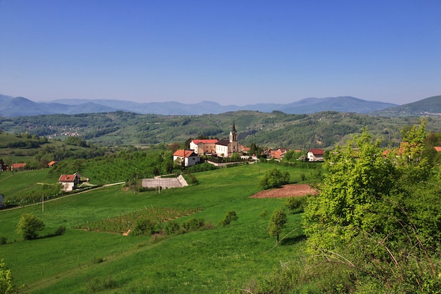 Het dorp in Bosnië en Herzegovina